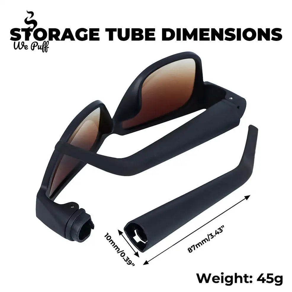 Sonnenbrille mit Geheimfach für Dübel