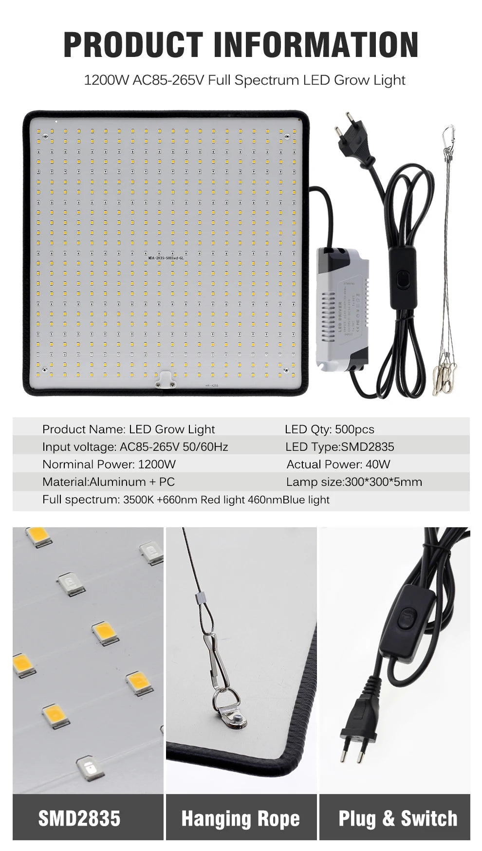 LED-Wachstumslicht (Indoor)